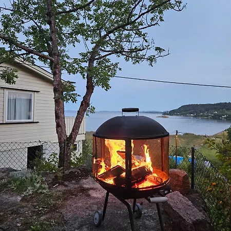 Utsikten Bjerkoya With Boat - Where The View Meets The Sea, App 1h From Oslo Holmestrand