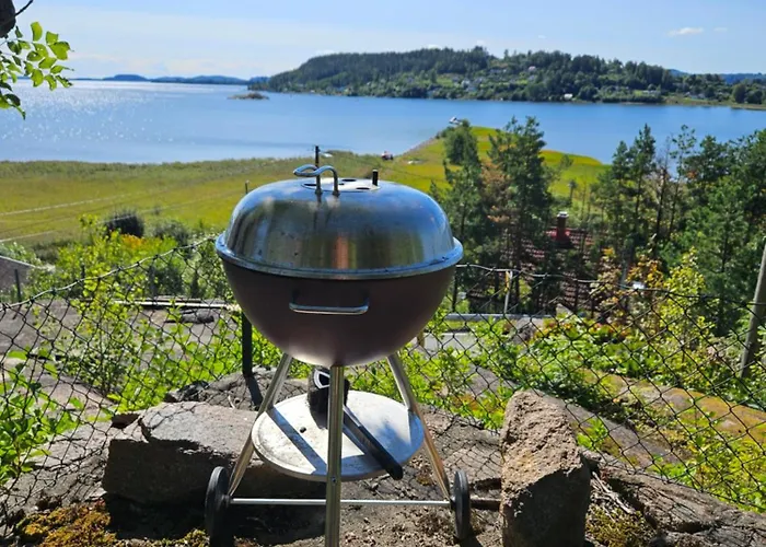別荘 Utsikten Bjerkoya - Where The View Meets The Sea, App 1h From Oslo Holmestrand